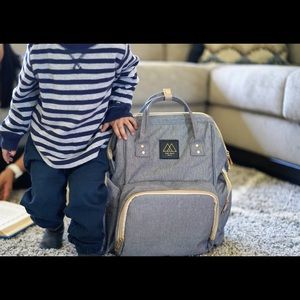 New Gray Diaper Bag Backpack✨